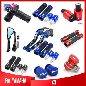 For Yamaha YZF R6 R1 R3 R1M Brake Clutch Levers Handlebar Grips End Cap Oil Cup