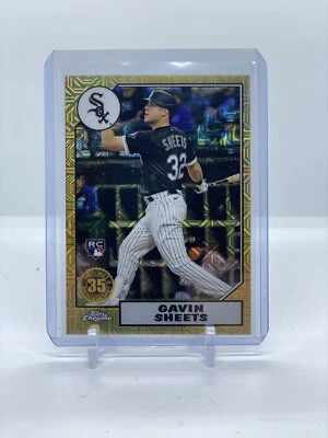 2022 Topps Series 1 Chrome Silver Pack Mojo RC Gavin Sheets Rookie White Sox - Image 1 of 2