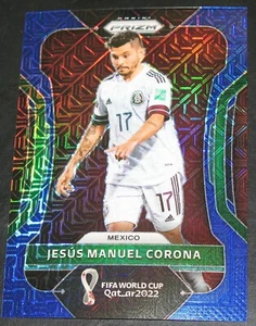 2022 Prizm World Cup Jesus Manuel Corona Blue Mojo # 46/75 Prizm #148 Mexico - Bild 1 von 2
