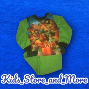 *NIP* Boys TEENAGEW MUTANT NINJA TURTLES 2 pc. Flannel PAJAMAS sz. 4-5 - Picture 1 of 4