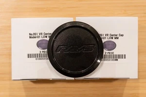 RAYS Volk Racing Model-01 VR Center Cap (No.51) Diamond Dark Gunmetal MM (4 pcs) - Picture 1 of 5