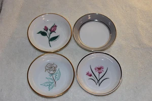 4 SET 3-1/4" PLATES EASTERLING BAVARIA GERMANY CAPRICE, RADIANCE, MAJESTIC, ROSE - Picture 1 of 10