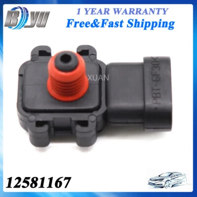 适用于通用 BUICK 凯迪拉克雪佛兰 12581167 地图歧管绝对压力传感器  — 第 1/4 张图片