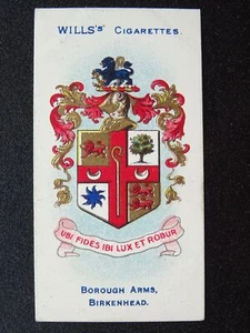No.74 BIRKENHEAD Borough Arms 2nd Ed (51-100) by W.D.& H.O.Wills 1906 - Picture 1 of 1