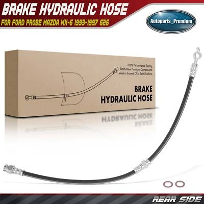 Manguera hidráulica de freno trasero izquierdo o derecho para Ford Probe Mazda 626 1993-1997 MX-6 Foto 1 de 4