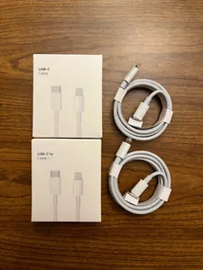 2 Pack Original C-I Charger Cable Charging Cord For iPhone 7 8 11 12 13 pro Max - Picture 1 of 6