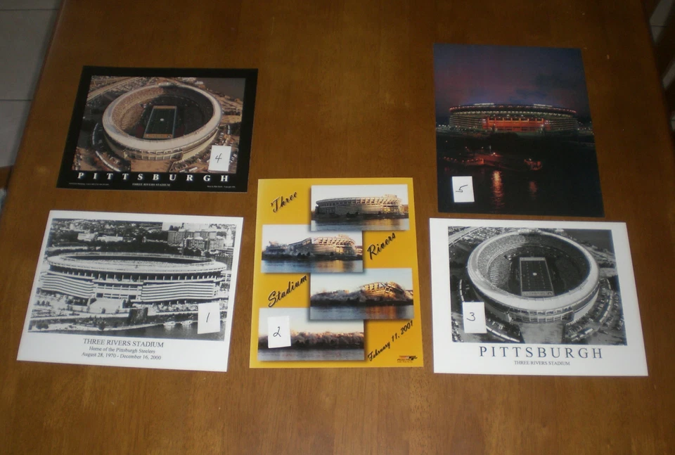 THREE RIVERS STADIUM STEELERS PIRATES 8x10 PHOTOS PRINT - YOUR CHOICE $5.99 each - Image 1 of 1
