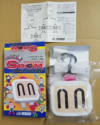 HUDSON HC-736 Sega Saturn SBOM MULTI TAP Bomberman Boxed Manual SS - Image 1 of 4