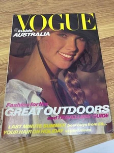 Vogue July 1980 Nancy Deweir by Bruce Weber Australia British Fashion - Picture 1 of 4