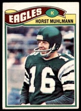 1977 Topps Horst Muhlmann Football Card Philadelphia Eagles #23