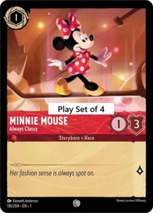 Minnie Mouse - Siempre con clase 116/204.⭕Juego de 4⭕Lorcana El primer capítulo - Imagen 1 de 1
