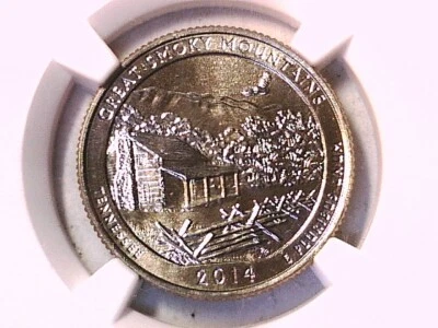 Great Smoky Mountains 2014 D Washington Quarter NGC MS 67 NP 3914459-012 - Image 1 of 3