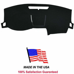 Black Carpet Dash Mat Compatible with 2013-2016 GMC Acadia Dash Cover No HUD - Picture 1 of 11
