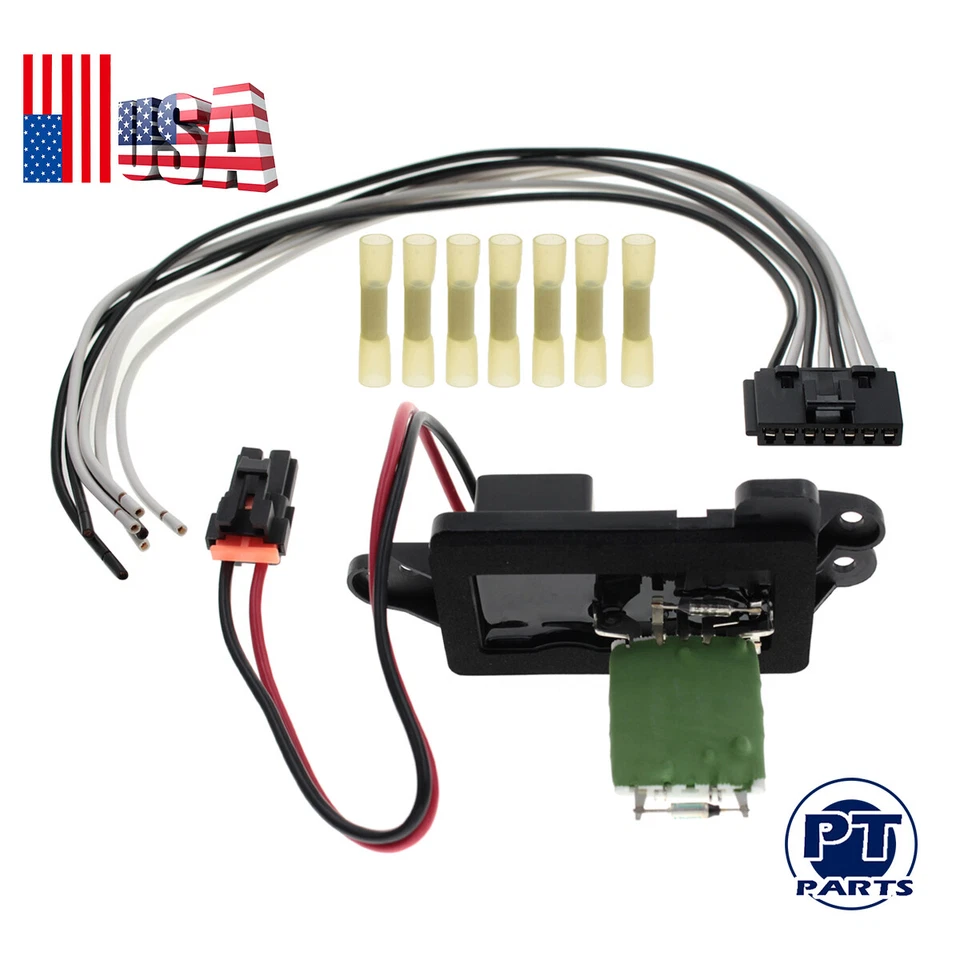 AC Fan Heater Blower Motor Resistor Front for Chevy Cadillac GMC Pickup Truck