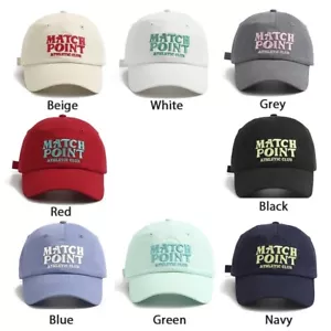 Vintage Baseball Cap Hat Match Point Athletic Club Accessories Women 90s Retro - Picture 1 of 10