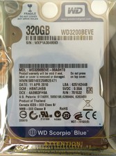 Western Digital 2.5" Blue WD3200BEVE 320GB PATA/IDE 5400RPM HDD Laptop Notebook