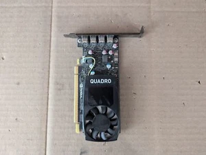 NVIDIA QUADRO P600 2GB GDDR5 GPU/HIGH PROFILE BRACKET 4 MINI DISPLAYPORT W5-4(3) - Picture 1 of 6