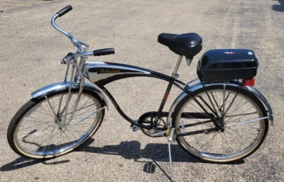 1995 Schwinn CRUISER CLASSIC 100 Anniversary Edition MENS 26" Bike Mock GAS Tank - Image 1 of 4