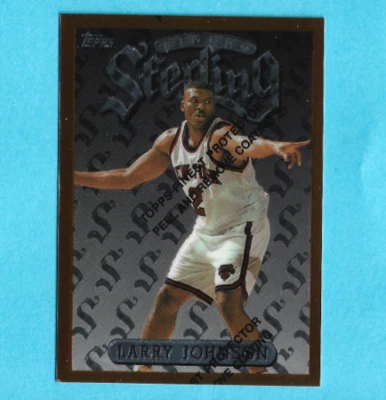 1997-98 Topps Finest Sterling Larry Johnson Cleveland Cavaliers #231 - Image 1 of 2