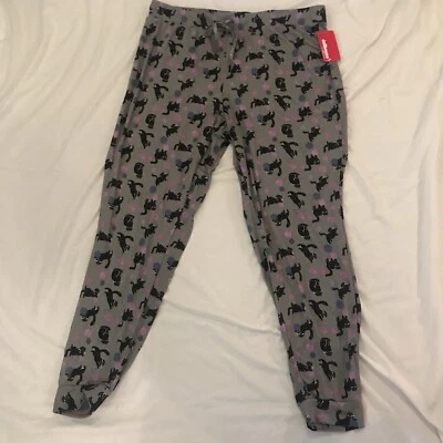 Pantalones de pijama de salón de terciopelo para mujer Dollhouse talla 2X gatos con hilo nuevos con etiquetas Foto 1 de 4