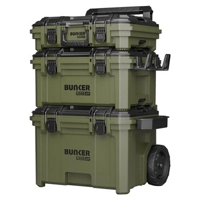 Bunker Load-Up Rolling Tool Storage Box Stacking System - 9 Piece - Image 1 of 4