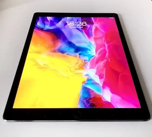 Apple iPad Pro 12.9in 128GB WiFi (Space Grey) + Pencil (No Box) 1st Gen - Picture 1 of 4