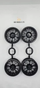 tamiya porsche gt3r (992) wheels  Set Of 4 Nip 58745 - Picture 1 of 1