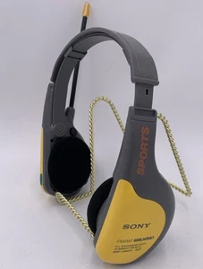 Sony Sports Walkman FM/AM PLL Cuffie Radio Sintetizzate SRF-HM55 Testate/Funzionanti - Foto 1 di 13