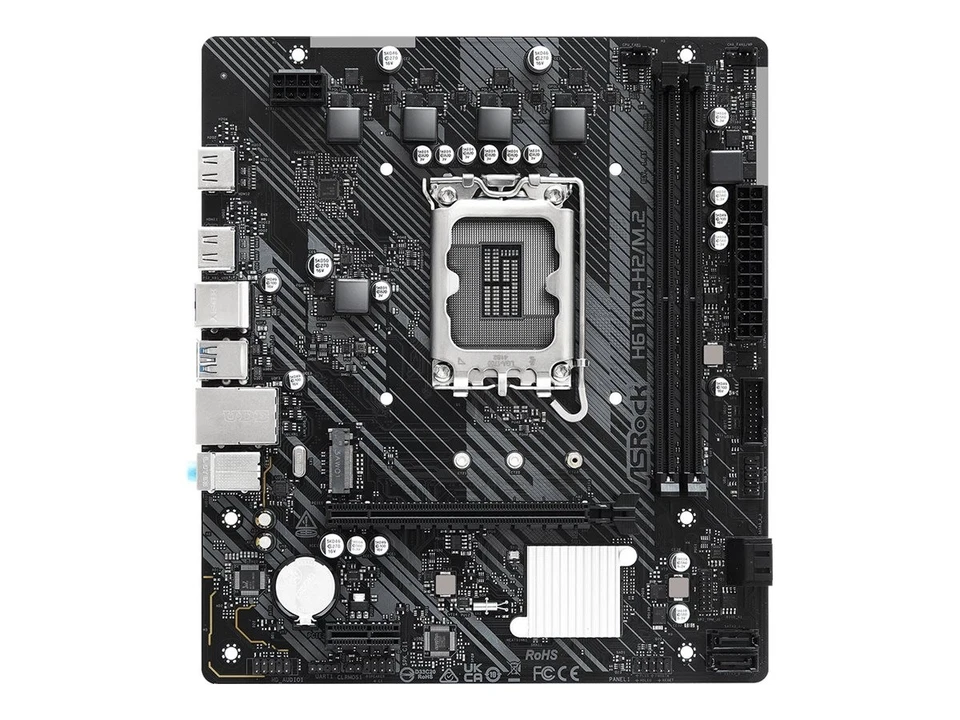 ASRock H610M-H2/M.2| Socket LGA 1700| Intel H610| Scheda madre Intel Socket 1700 - Immagine 1 di 1
