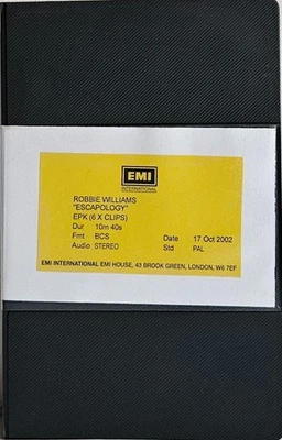 ROBBIE WILLIAMS - ESCAPOLOGY EPK (6 CLIPS) (PROMO, Betacam SP, PAL,Stereo) - Bild 1 von 2
