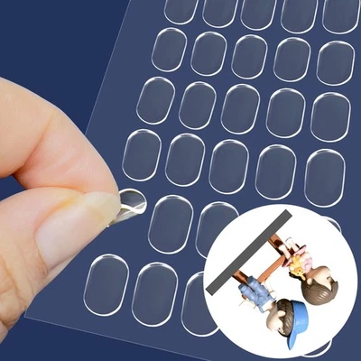 480 Pezzi Punti Colla Gel, Punti Adesivi Doppia Lato Trasparente, Adesivo Rimovibile...  - Immagine 1 di 4