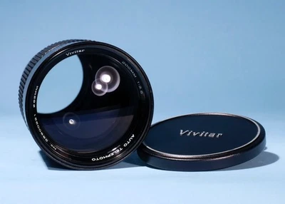 Vivitar 200mm f/3.5 Auto Telephoto Lens * Canon FD * Fully Working - Image 1 of 4