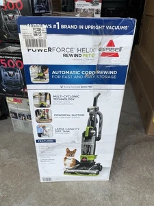 Aspiradora vertical Bissell Power Force Helix Rewind para mascotas, verde - Imagen 1 de 6