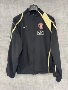 MANCHESTER UNITED Training ZIP Track Jacket NIKE 2006-07 Red Devils adult SIZE L - Picture 1 of 5