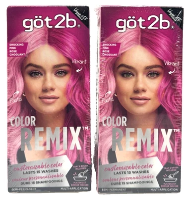 2 Got2B 头发颜色混音定制半永久 - 093 震撼粉色 — 第 1/4 张图片