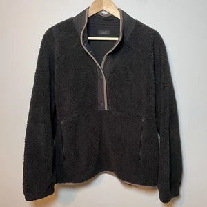 Nuuds Black Summit Sherpa Pullover Damen XL Fleece kuschelig warm bequem Outdoor’s - Bild 1 von 9