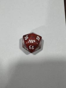 M12 Core Set 2012 Red Spindown Dice Die D20 - MTG Magic: The Gathering - Bild 1 von 1