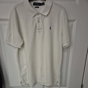 Ralph Lauren Boys White Polo Shirt Size 14/16 - Picture 1 of 5
