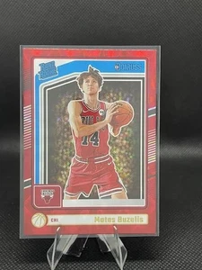 MATAS BUZELIS - 2024-25 Panini Donruss #240 RATED ROOKIE INTERNACIONAL ROJO - Imagen 1 de 2