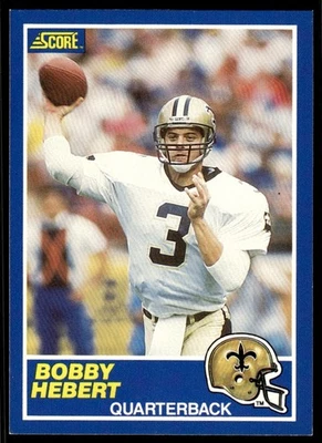 1989 Score Bobby Hebert New Orleans Saints #46 - Image 1 of 2