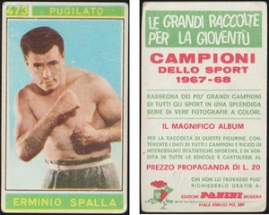 CAMPIONI DELLO SPORT 1967/68 PANINI - 473 ERMINIO SPALLA - PUGILATO BOXE - Imagen 1 de 3