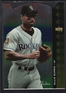 ELLIS BURKS 1994 SP BASEBALL #165 DIE CUT ROCKIES SP RARE