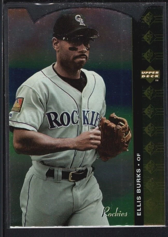 ELLIS BURKS 1994 SP BASEBALL #165 DIE CUT ROCKIES SP RARE - Image 1 of 1