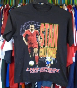 STAN COLLYMORE LIVERPOOL VILLA FOREST FOOTBALL SOCCER T-SHIRT TOP SMALL - Picture 1 of 4