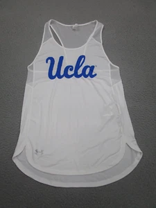UCLA Bruins Shirt Womens Small White Armour Sheer Lightweight Tank Top Running - Picture 1 of 12