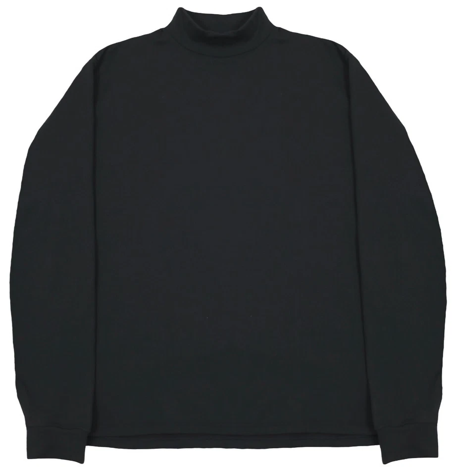 NEW USGI Black Cold Weather Jersey Mock Turtleneck Shirt US Military DSCP - Изображение 1 из 1