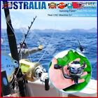 AU Metal Spinning Fishing Reel Die Casting 5.2:1 Wheel Fishing Tackle (Blue)