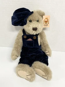 Bearrington Bär 9 Zoll Plüsch Kollektion blauer Overall & Hut - Bild 1 von 4