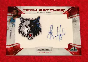 LAZAR HAYWARD TIMBERWOLVES 2010-11 ROOKIES AND STARS RUBY AUTO PATCH RC (MN422) - Bild 1 von 1