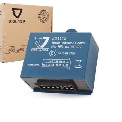 ERICH JAEGER 321113 Anhänger Steuergerät 12V Blinkerüberwachung Trailer Modul  - Bild 1 von 4